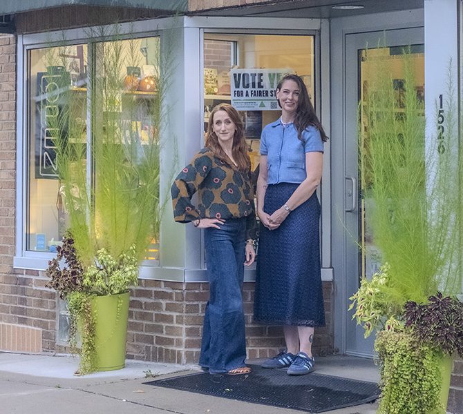 Alina Hornfeldt and Lauren Gaffney